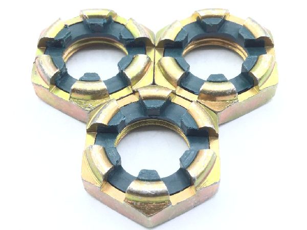 Self-Locking Slotted Hexagon Nuts