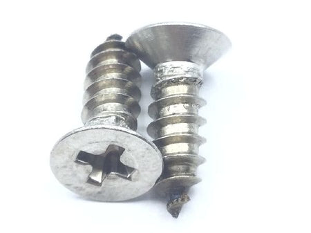 8X1/2FHA S/S 100 Sheet Metal Screw