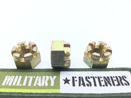 AN310-10 Plain Castellated Hexagon Nut (4)