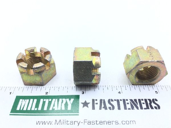 AN310-10 Plain Castellated Hexagon Nut (5)
