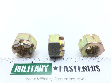 AN310-10 Plain Castellated Hexagon Nut (6)