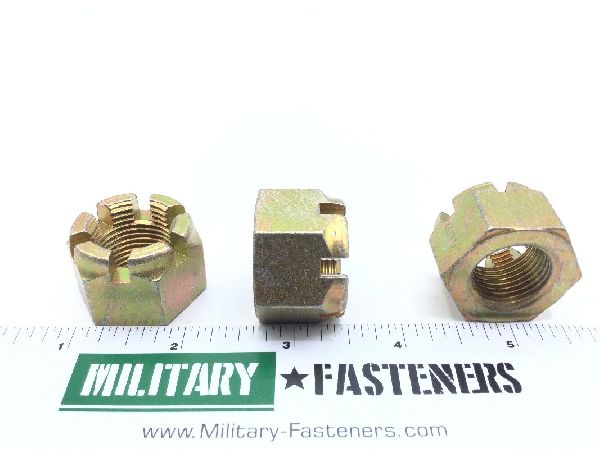 AN310-12 Plain Castellated Hexagon Nut (4)