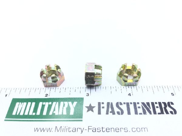 AN310-6 Plain Castellated Hexagon Nut (6)