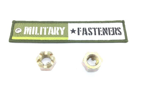 AN310-8 Plain Castellated Hexagon Nut (2)