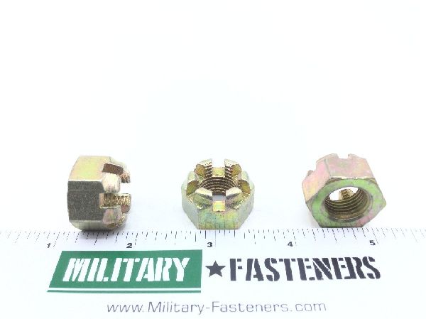 AN310-9 Plain Castellated Hexagon Nut (4)