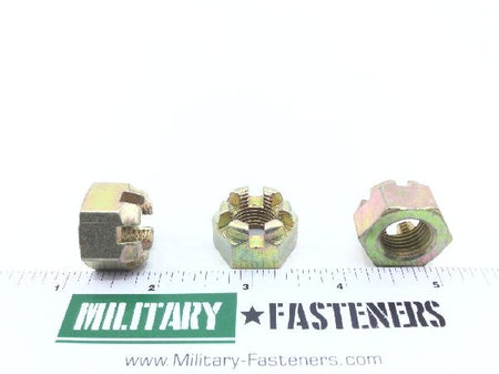 AN310-9 Plain Castellated Hexagon Nut (4)