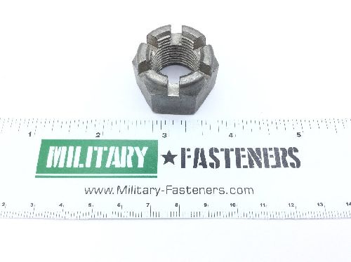 AN310C12 Plain Castellated Hexagon Nut