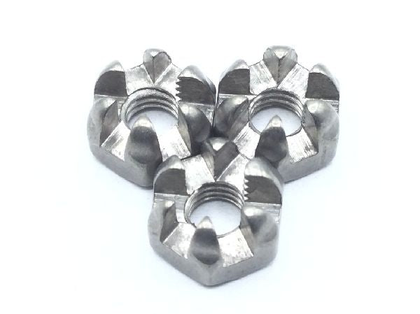 AN310C3 Plain Castellated Hexagon Nut (6)