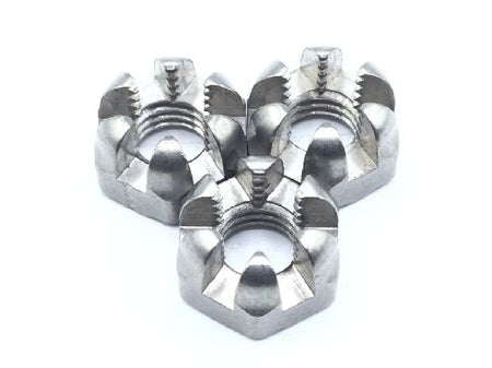 AN310C4 Plain Castellated Hexagon Nut