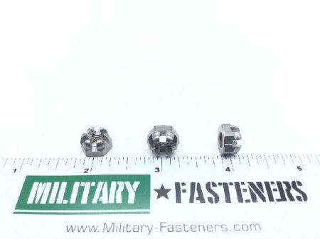AN310C4 Plain Castellated Hexagon Nut (4)