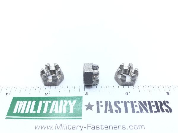 AN310C6 Plain Castellated Hexagon Nut (6)
