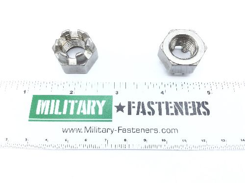 AN310C9 Plain Castellated Hexagon Nut