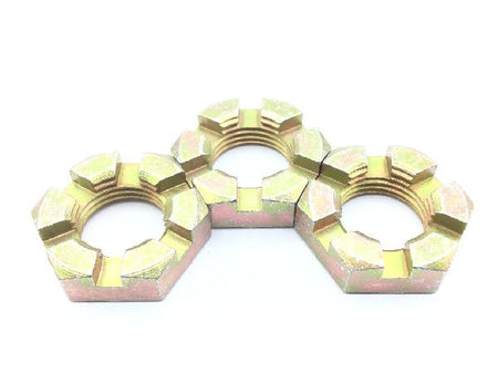 AN320-10 Plain Slotted Hexagon Nut (2)