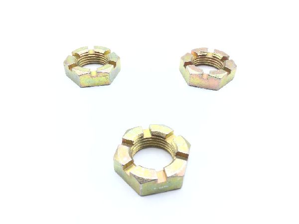AN320-14 Plain Slotted Hexagon Nut
