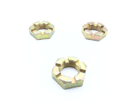 AN320-14 Plain Slotted Hexagon Nut