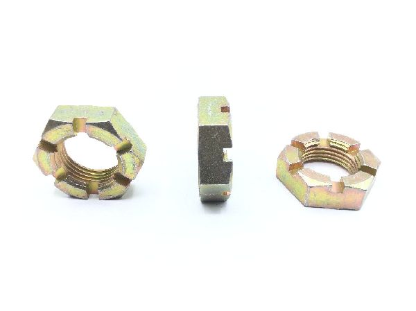 AN320-14 Plain Slotted Hexagon Nut (2)