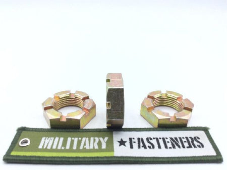 AN320-16 Plain Slotted Hexagon Nut (3)