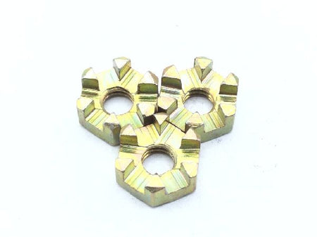 AN320-2 Plain Slotted Hexagon Nut