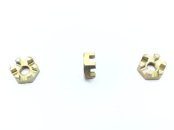 AN320-2 Plain Slotted Hexagon Nut (2)