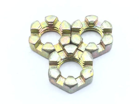 AN320-5 Plain Slotted Hexagon Nut