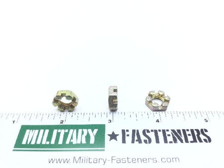 AN320-5 Plain Slotted Hexagon Nut (4)
