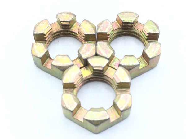 AN320-6 Plain Slotted Hexagon Nut