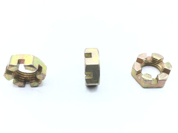 AN320-6 Plain Slotted Hexagon Nut (2)