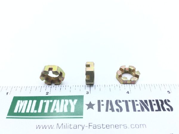 AN320-6 Plain Slotted Hexagon Nut (5)