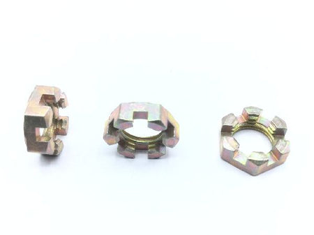 AN320-7 Plain Slotted Hexagon Nut
