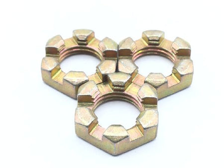 AN320-8 Plain Slotted Hexagon Nut
