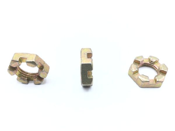 AN320-8 Plain Slotted Hexagon Nut (2)