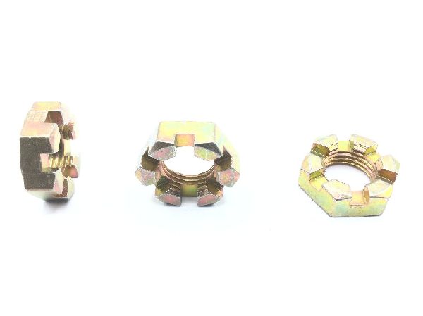 AN320-9 Plain Slotted Hexagon Nut (2)
