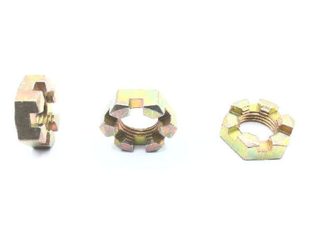 AN320-9 Plain Slotted Hexagon Nut (2)