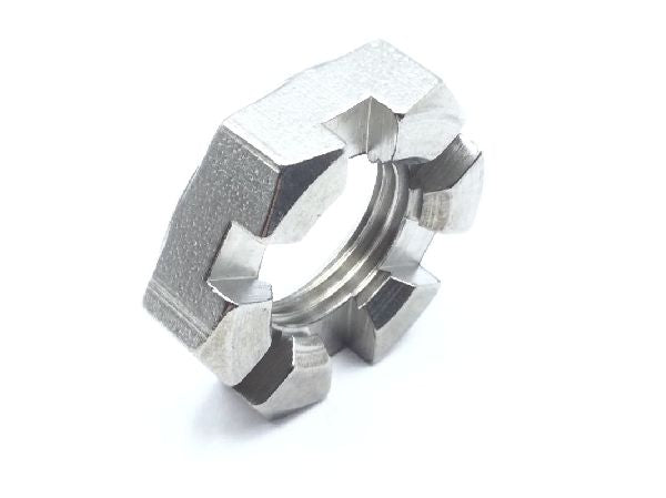 AN320C10 Plain Slotted Hexagon Nut (2)