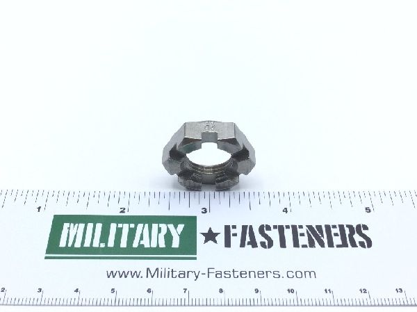 AN320C10 Plain Slotted Hexagon Nut (4)