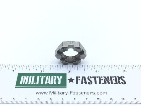 AN320C10 Plain Slotted Hexagon Nut (4)