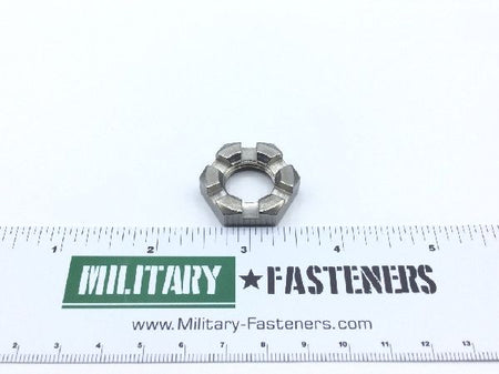 AN320C10 Plain Slotted Hexagon Nut (5)