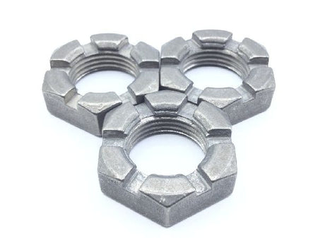 AN320C14 Plain Slotted Hexagon Nut
