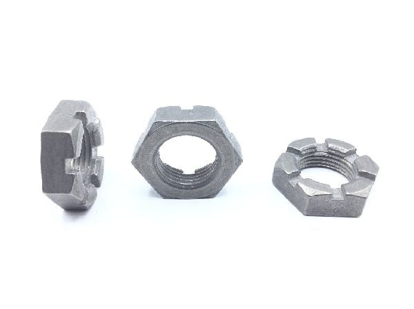 AN320C14 Plain Slotted Hexagon Nut (2)