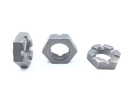 AN320C14 Plain Slotted Hexagon Nut (2)