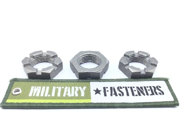 AN320C14 Plain Slotted Hexagon Nut (3)