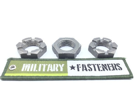AN320C14 Plain Slotted Hexagon Nut (3)