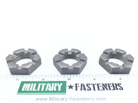 AN320C14 Plain Slotted Hexagon Nut (4)