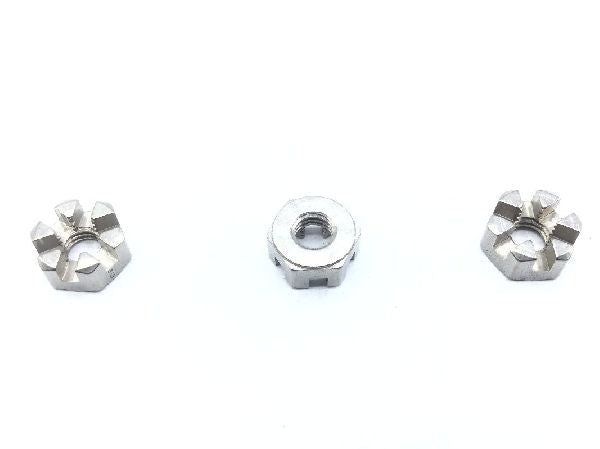 AN320C3 Plain Slotted Hexagon Nut (2)