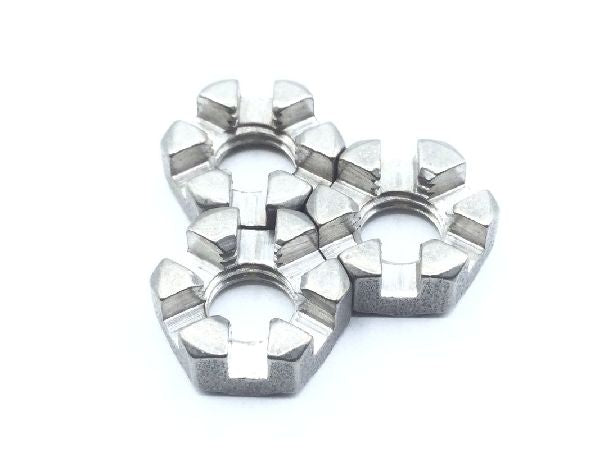 AN320C4 Plain Slotted Hexagon Nut