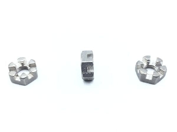 AN320C4 Plain Slotted Hexagon Nut (2)