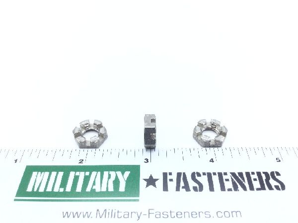 AN320C5 Plain Slotted Hexagon Nut (4)