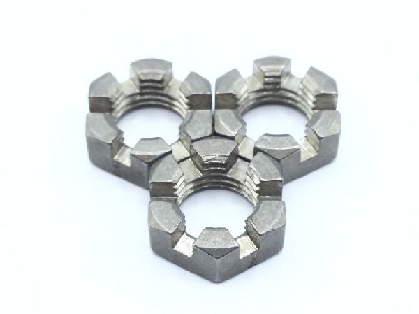 AN320C6 Plain Slotted Hexagon Nut