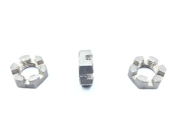 AN320C6 Plain Slotted Hexagon Nut (2)