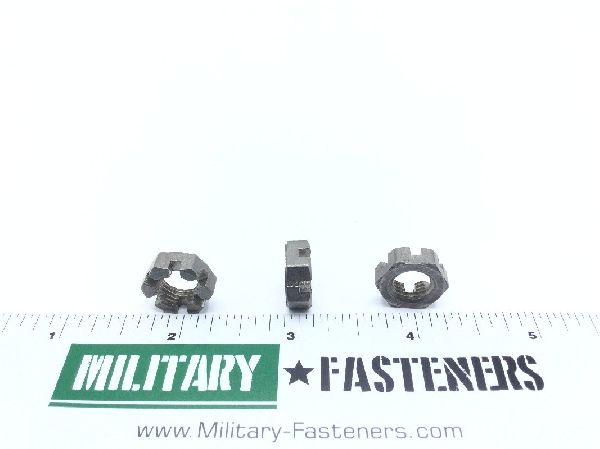 AN320C6 Plain Slotted Hexagon Nut (4)